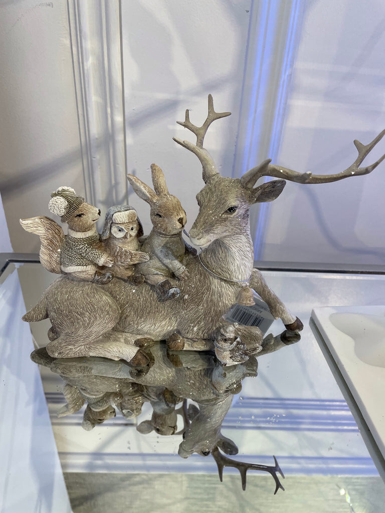 Deco Reindeer Figurine 17cm